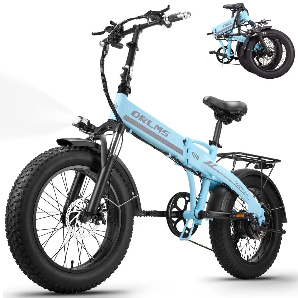 ORLMS S9F Fat Tire Folding Electric Bike