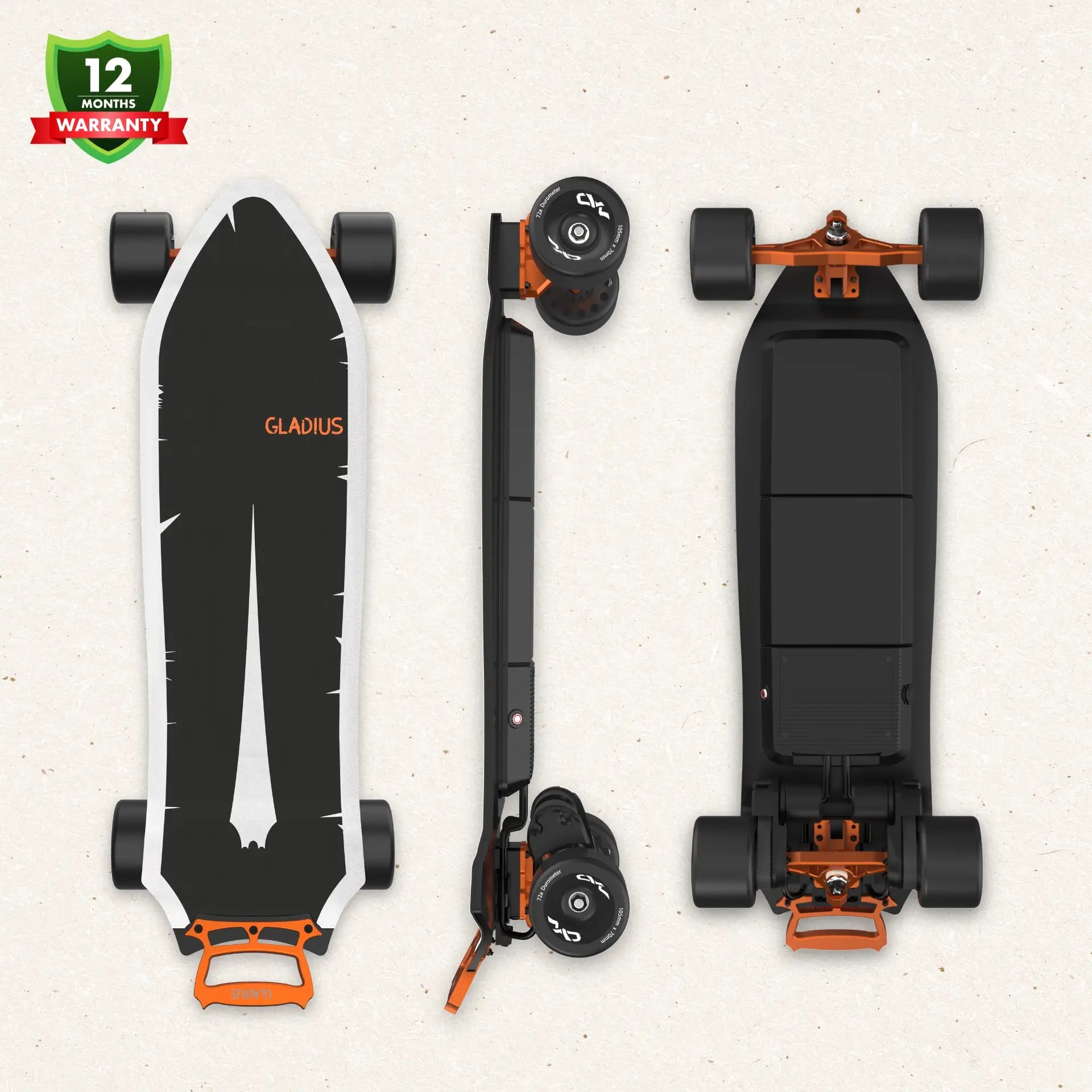 OMW Gladius Carbon Flexible Deck Portable Electric Skateboard - Spring sale  gladius ember 105