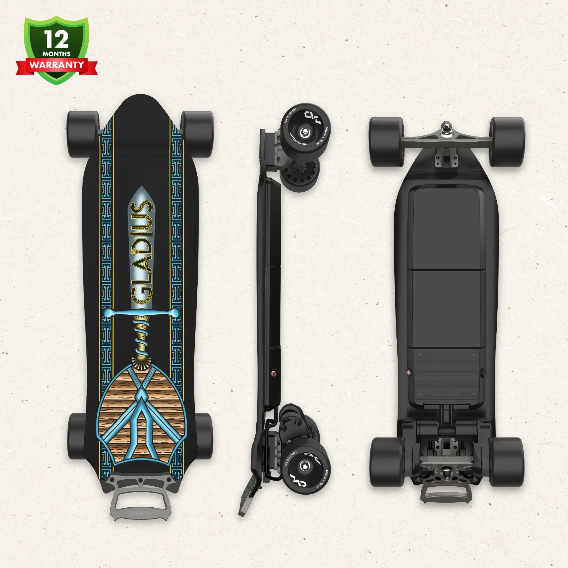 OMW Gladius Carbon Flexible Deck Portable Electric Skateboard - Spring sale  gladius myth 105