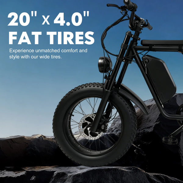 ORLMS E5-1 20 by 4 inch fat tires