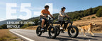 ORLMS E5-1 leisure electric bike riding scene