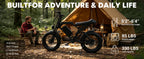 ORLMS F4 compact fat tire bike with stated load capacity