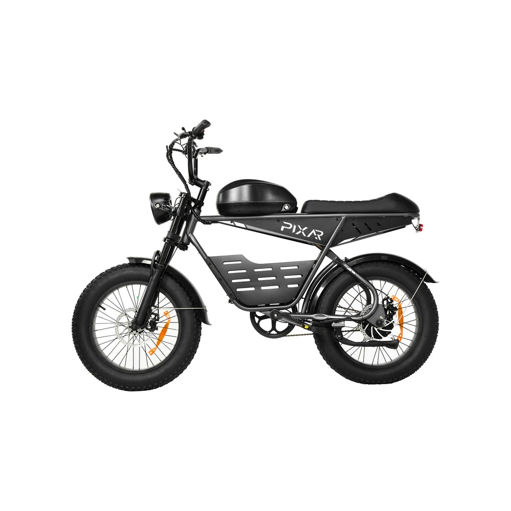 Pixar Super V 30Ah Electric Bike - pixar super v 30ah rear angle 1000