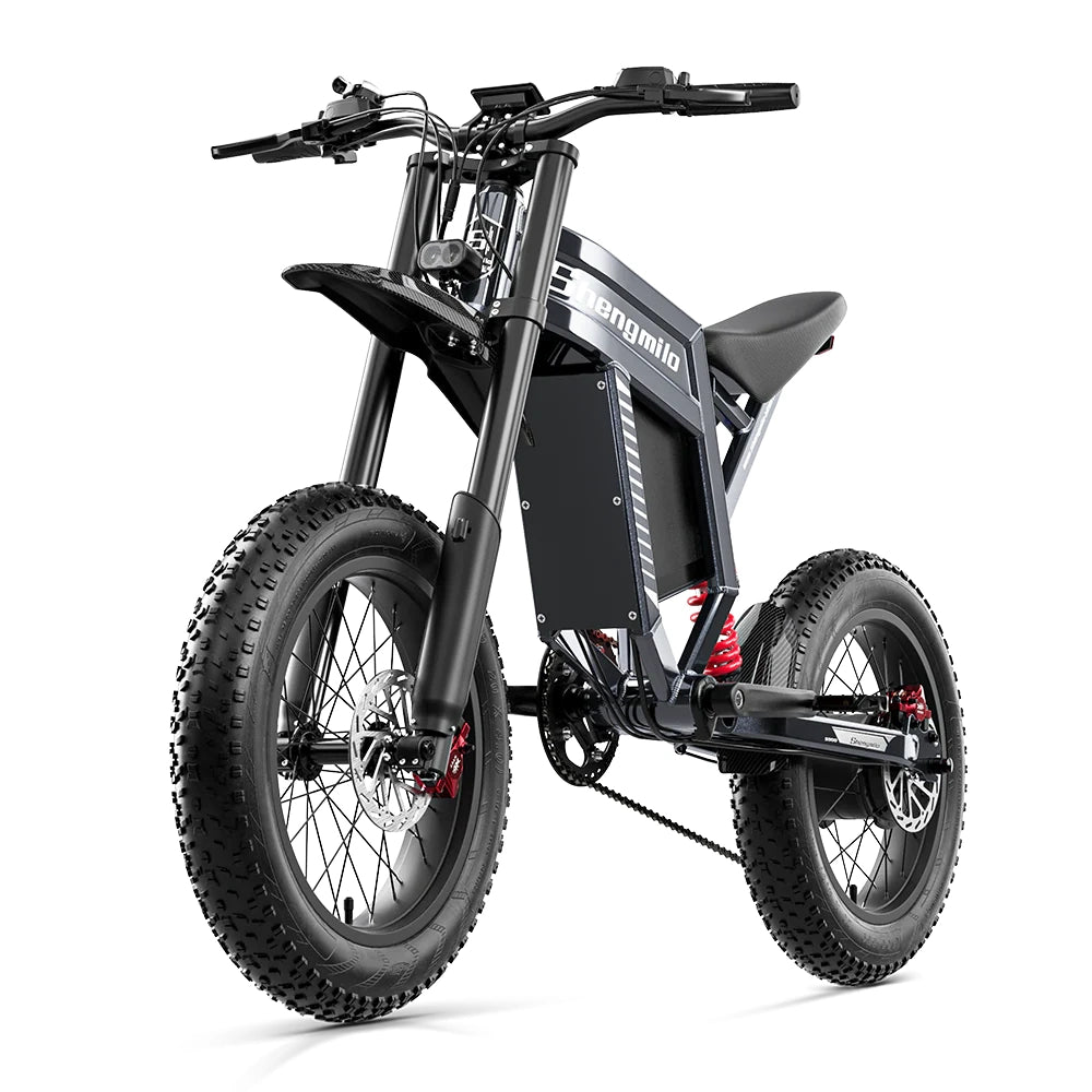 Shengmilo S900 1500W Electric Bike with 60V 30Ah Battery - white background image 02