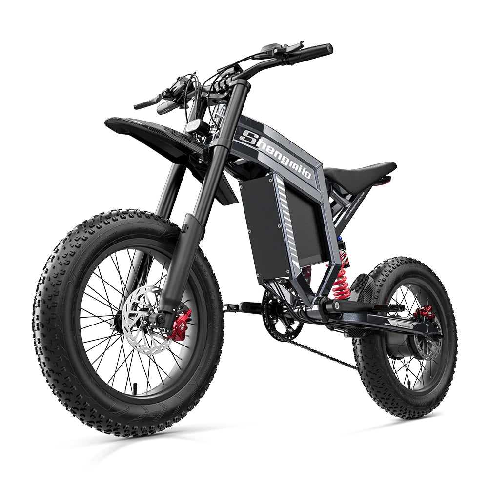 Shengmilo S900 1500W Electric Bike with 60V 30Ah Battery - white background image 08