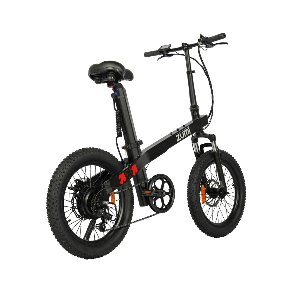 ZUMI S011 Folding Fat Tire Electric Bike - zumi s011 folding fat tire electric bike 07 dsc04976